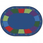 Colorful Places Oval Sitting Rug 8616