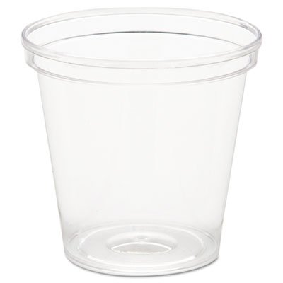 WNA P10 Comet Plastic Portion/Shot Glass, 1 oz, Clear WNAP10