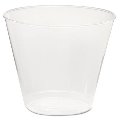 WNA WNA T5S Comet Plastic Tumbler, 5 oz., Clear, Squat, 50/Pack WNAT5S