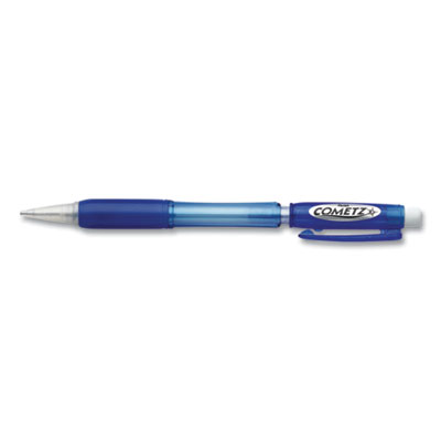 Pentel Cometz Mechanical Pencil, 0.9 mm, HB (#2.5), Black Lead, Blue Barrel, Dozen PENAX119C