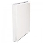 UNV30712 Comfort Grip Deluxe Plus D-Ring View Binder, 1" Capacity, 8-1/2 x 11, White UNV30712