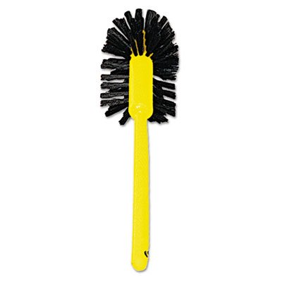 RCP 6320 Commercial-Grade Toilet Bowl Brush, 17" Long, Plastic Handle, Yellow RCP6320