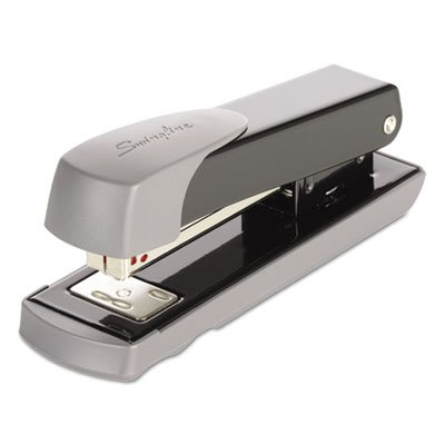 Swingline S7071101R Compact Commercial Stapler, Half Strip, 20-Sheet Capacity, Black SWI71101