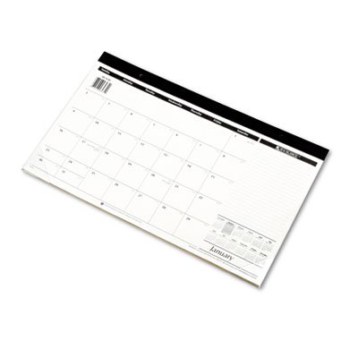 At-A-Glance Compact Desk Pad, 17 3/4 x 10 7/8, White, 2016 AAGSK1400