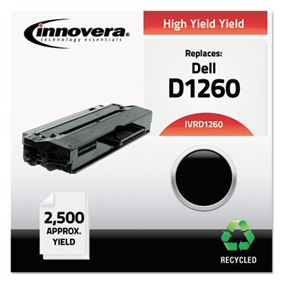 IVRD1260 Compatible Reman 331-7328 (B-1260) Toner, 2500 Page-Yield, Black IVRD1260