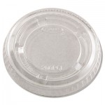 DCC PL2N Complements Portion/Medicine Cup Lids, Plastic, Clear, 2500/Carton DCCPL2N
