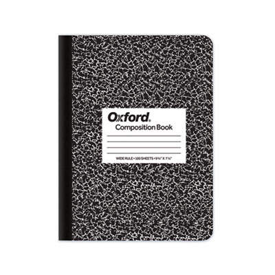 TOPS Composition Book w/Hard Cover, Legal/Wide, 9 3/4 x 7 1/2, White, 100 Sheets TOP63795