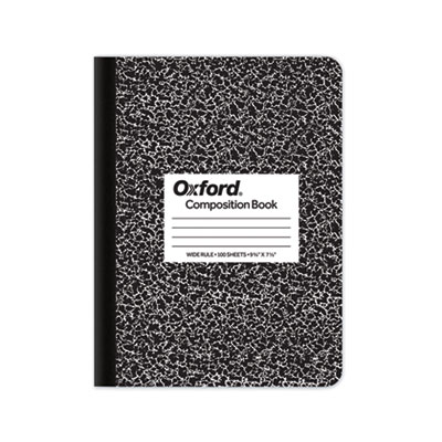 TOPS Composition Book w/Hard Cover, Legal/Wide, 9 3/4 x 7 1/2, White, 100 Sheets TOP63795