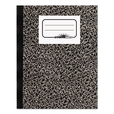 National Brand Composition Book, Wide/Margin Rule, 7 7/8 x 10, White, 80 Sheets RED43460