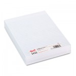 Pacon Composition Paper, 3/8" Ruling, 16 lbs., 8 x 10-1/2, White, 500 Sheets/Pack PAC2433