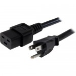 StarTech.com Computer Power Cord - NEMA 5-15P to C19, 14 AWG, 10 ft PXT515191410