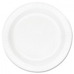 DCC 10PWCR Concorde Foam Plate, 10 1/4" dia, White, 125/Pack, 4 Packs/Carton DCC10PWCR