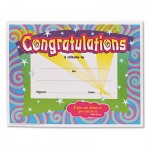 TREND Congratulations Certificates, 8-1/2 x 11, White Border, 30/Pack TEPT2954