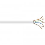 Black Box Connect Cat6 250 MHz Solid Bulk Cable - UTP, Plenum, White, 1000 ft C6-CMP-SLD-WH