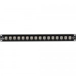 Black Box Connect Fiber Patch Panel Kit - (16) Simplex ST Adapters JPM395A
