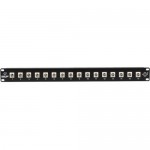 Black Box Connect Fiber Patch Panel Kit - (16) Simplex ST Adapters JPM395A