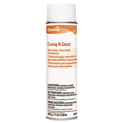 DRK 04751 Conq-r-Dust Dust Mop/Dust Cloth Treatment, Amine Scent, 17oz Aerosol, 12/Carton DVO904751