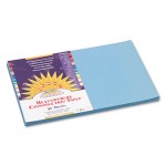 Sunworks Construction Paper, 58 lbs., 12 x 18, Sky Blue, 50 Sheets/Pack PAC7607
