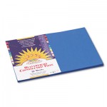 SunWorks Construction Paper, 58 lbs., 12 x 18, Bright Blue, 50 Sheets/Pack PAC7507