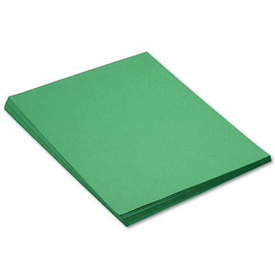 SunWorks Construction Paper, 58 lbs., 18 x 24, Holiday Green, 50 Sheets/Pack PAC8017