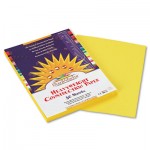 Sunworks Construction Paper, 58 lbs., 9 x 12, Yellow, 50 Sheets/Pack PAC8403