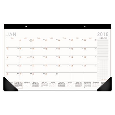 At-A-Glance Contemporary Compact Desk Pad, 17 3/4 x 10 7/8, 2018 AAGSK14X00