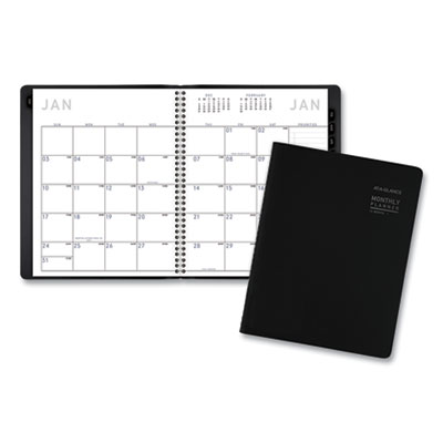 At-A-Glance Contemporary Monthly Planner, 8.75 x 7, Black Cover, 2021 AAG70120X05