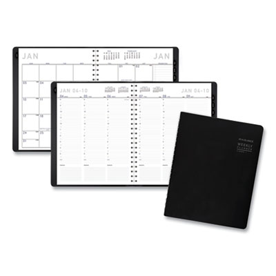 At-A-Glance Contemporary Weekly/Monthly Planner, Column, 11 x 8.25, Black Cover, 2021 AAG70950X05