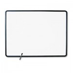 Quartet Contour Dry-Erase Board, Melamine, 48 x 36, White Surface, Black Frame QRT7554