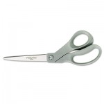 Fiskars 01-004250 Contoured Performance Scissors, 8" Long, 3.5" Cut Length, Gray Offset Handle FSK01004250J