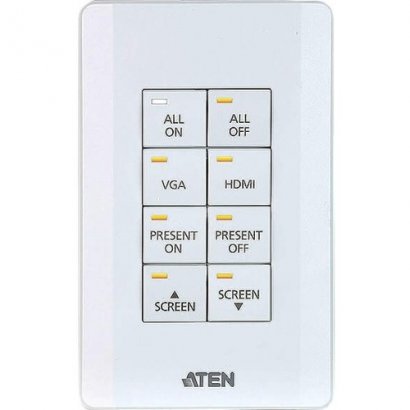 Aten Control System - 8-button Keypad (US, 1 Gang) VK108US