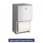 BOB 4288 ConturaSeries Two-Roll Tissue Dispenser, 6 1/16" x 5 15/16" x 11 BOB4288