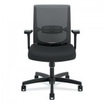 HON HONCMS1AACCF10 Convergence Mid-Back Task Chair with Swivel-Tilt Control, Supports up to 275 lbs, Black Seat, Black Back