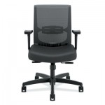 HON HONCMY1AUR10 Convergence Syncho-Tilt Chair, Black Fabric/Black Plastic HONCMY1AUR10