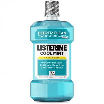 Johnson&Johnson Cool Mint Listerine Antiseptic Mouthwash 42755