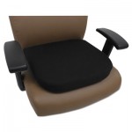 Cooling Gel Memory Foam Seat Cushion, 16 1/2 x 15 3/4 x 2 3/4, Black ALECGC511