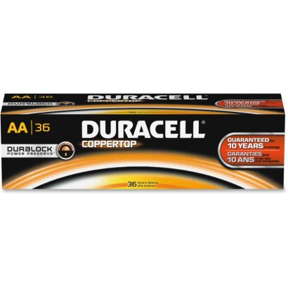 Duracell CopperTop Alkaline AA Batteries AACTBULK36