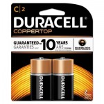 CopperTop Alkaline Batteries with Duralock Power Preserve Technology, C, 2/Pk DURMN1400B2Z