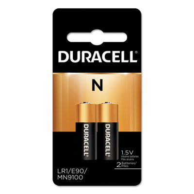 Duracell Coppertop Alkaline Medical Battery, N, 1.5V, 2/Pk DURMN9100B2PK