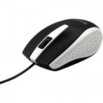Verbatim Corded Notebook Optical Mouse - White 99740