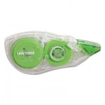 UNV75602 Correction Tape with Two-Way Dispenser, Non-Refillable, 1/5" x 315", 2/Pack UNV75602