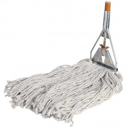 Genuine Joe Cotton Wet Mop with Handle 54201