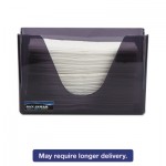 SAN T1720TBK Countertop Folded Towel Dispenser, Plastic, Black Pearl, 11 x 4 3/8 x 7 SJMT1720TBK