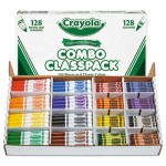 Crayola 523349 Crayons and Markers Combo Classpack, Eight Colors, 256/Set CYO523349