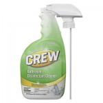 Diversey Crew Bathroom Disinfectant Cleaner, Floral Scent, 32 oz Spray Bottle, 4/Carton DVOCBD540199