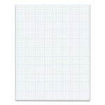TOPS Cross Section Pads, 5 Squares, 8 1/2 x 11, White, 50 Sheets TOP35051