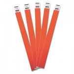 Advantus Crowd Management Wristbands, Sequentially Numbered, 10 x 3/4, Red, 100/Pack AVT75441