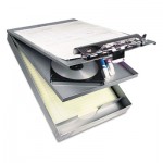 Saunders Cruiser Mate Aluminum Storage Clipboard, 1" Capacity, 8 1/2 x 12, Silver SAU21017