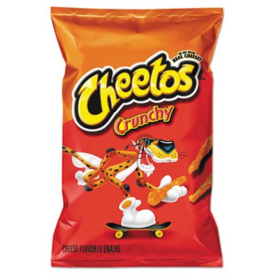 028400443661 Crunchy Cheese Flavored Snacks, 2 oz Bag, 64/Carton LAY44366