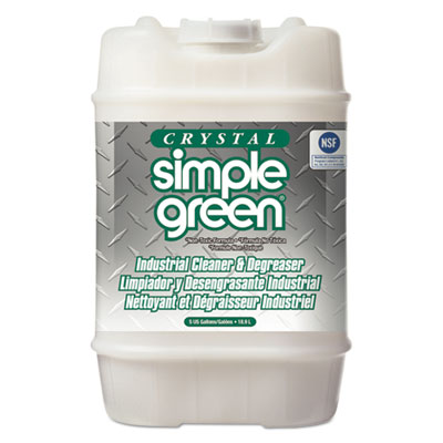 Simple Green 0600000119005 Crystal Industrial Cleaner/Degreaser, 5 gal Pail SMP19005